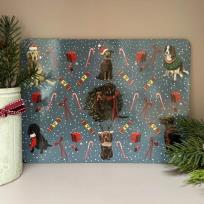 Opakowanie Podkładka pod talerz Świąteczne psy Święta