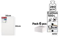 Opakowanie Podobrazie 20x30x1,5cm 280G/m2 (6szt)