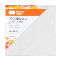 Opakowanie Podobrazie bawełniane impregnowane białe 10x10 tablica MDF 4mm Happy Color