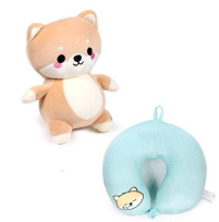 Opakowanie Poduszka podróżna i pluszowa zabawka 2w1 Pies