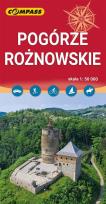 Okładka książki Pogórze Rożnowskie - mapa papierowa