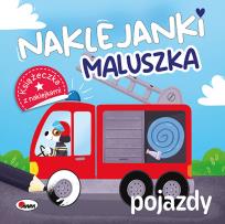 Okładka książki Pojazdy. Naklejanki maluszka