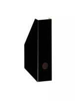 Opakowanie Pojemnik na czasopisma lakierowany 7cm czarny