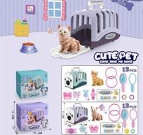 Opakowanie Pojemnik z kotem i akcesoriami