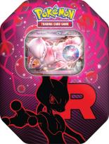 Opakowanie Pokémon TCG: Team Rocket Tin - Mewtwo ex