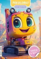 Okładka książki Pokoloruj dzień koparki Beni
