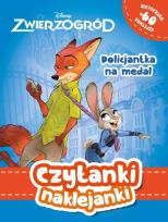 Okładka książki Policjantka na medal. Disney Zwierzogród. Czytanki naklejanki