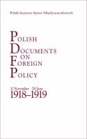 Okładka książki Polish Documents on Foreign Policy. 24 October 1938 - 30 September 1939