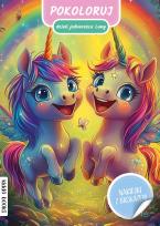 Okładka książki Polkoloruj dzień jednorożca Luny