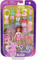 Opakowanie Polly Pocket Lalka + ubranka asortyment JCB22