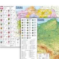 Okładka książki Polska mapa ogólnogeo. i administr. 1:1 400 000 B2