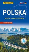 Okładka książki Polska - mapa samochodowa w.2026 1:650 000