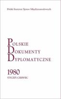 Okładka książki Polskie Dokumenty Dyplomatyczne 1980 styczeń...