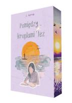 Okładka książki Pomiędzy kroplami łez (barwione brzegi)