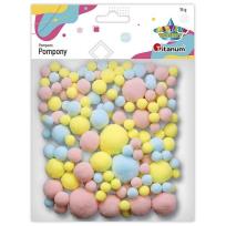 Opakowanie Pompony poliestrowe 10/15/20/25/30mm 15g