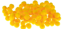 Opakowanie Pompony żółte 10mm 100szt