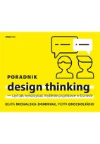 Okładka książki Poradnik design thinking