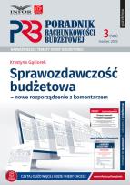 Okładka książki Poradnik Rachunkowości Budżetowej 3/2022