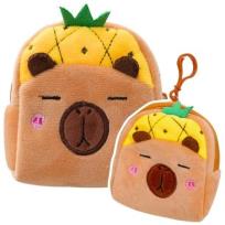 Opakowanie Portfelik pluszowy z brelokiem Kapibara ananas