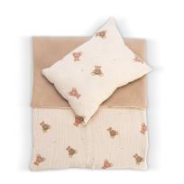 Opakowanie Pościel w misie do łóżeczka dla lalki do 46cm