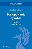 Okładka książki Postępowanie cywilne z testami online