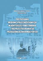 Okładka książki Postrzeganie mediów społecznościowych w...
