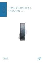 Okładka książki Powieść Graficzna Leksykon 1