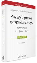 Okładka książki Pozwy z prawa gospodarczego. Wzory pism...