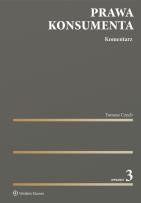 Okładka książki Prawa konsumenta. Komentarz