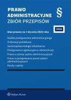 Okładka książki Prawo administracyjne. Zbiór przepisów. 2026