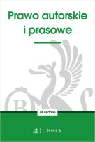 Okładka książki Prawo autorskie i prasowe wyd. 29