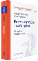 Okładka książki Prawo cywilne - część ogólna z testami online
