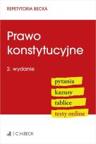 Okładka książki Prawo konstytucyjne. Pytania. Kazusy. Tablice. Testy online