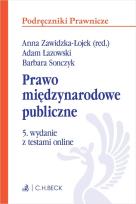 Okładka książki Prawo międzynarodowe publiczne z testami online