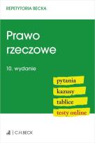 Okładka książki Prawo rzeczowe. Pytania. Kazusy. Tablice. Testy online