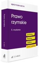 Okładka książki Prawo rzymskie. Pytania. Kazusy. Tablice. Testy online