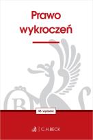 Okładka książki Prawo wykroczeń wyd. 43