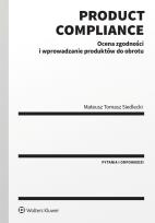 Okładka książki Product compliance. Ocena zgodności i wprowadzanie produktów do obrotu