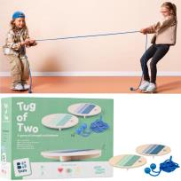 Opakowanie Przeciąganie liny na równoważni dla dwóch osób