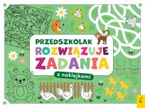 Okładka książki Przedszkolak rozwiązuje zadania Zeszyt zielony
