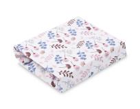 Opakowanie Prześcieradło Drukowane Bawełna Twigs Pink 60x120
