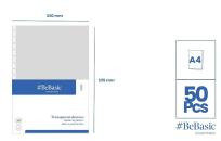 Opakowanie Przezroczyste koszulki do segregatorów A4 50szt