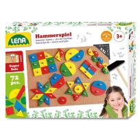 Opakowanie Przybijanka, tablica korkowa z młotkiem i gwoźdźmi