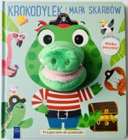 Okładka książki Przyjaciele do poduszki. Krokodylek i mapa skarbów