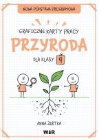Okładka książki Przyroda. Graficzne karty pracy dla klasy 4