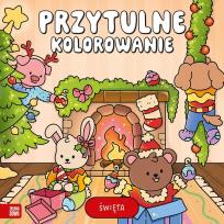 Okładka książki Przytulne kolorowanie. Święta
