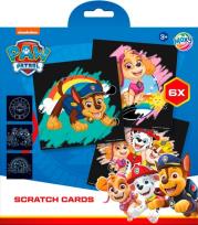Opakowanie Psi Patrol 6 kart do zdrapywania