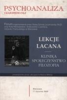 Okładka książki Psychoanaliza wyd. specjalne 2011 Lekcje Lacana