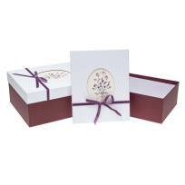 Opakowanie Pudełka ozdobne na prezenty PUG-23259-PR 2 sztuki