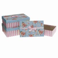 Opakowanie Pudełka ozdobne na prezenty PUK-25144-PR  3 sztuki